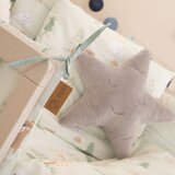 Roba Svijetlo zelena pamučna ograda za dječji krevet 170 cm Woodland Buddies – | shoptok.hr