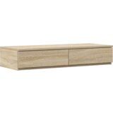 vidaXL Krevetna konstrukcija za pohranu Sonoma hrast 90x200 cm | shoptok.hr
