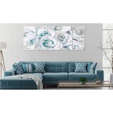  Slika - Satin Rose (5 Parts) Narrow Turquoise 200x80 | shoptok.hr