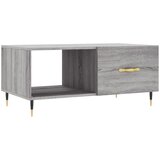 Maison Chic Klubska mizica - kavna mizica - Nizka mizica siva sonoma 90x50x40 cm inženirski les, (21752548) | Shoptok.si