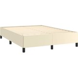  Okvir za krevet krem 140x190 cm od umjetne kože | shoptok.hr