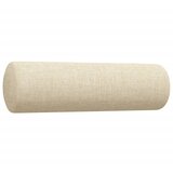  3-dijelni set sofa s ukrasnim jastucima krem od tkanine | Eponuda.com
