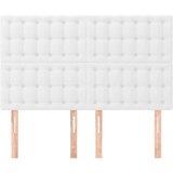  Uzglavlja 4 kom bijeli 72 x 5 x 78/88 cm od umjetne kože | shoptok.hr