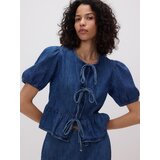 Reserved Bluza na vezanje - plavo | shoptok.hr