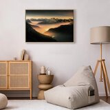  Slika - Mountain Breath (1 Part) Wide - Third Variant 60x40 U prirodnom drvenom okviru | shoptok.hr