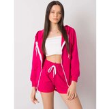 Fashion Hunters Fuchsia two-piece cotton set | shoptok.hr