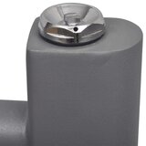 vidaXL kupaonski radijator za ručnike s prečkama ravni sivi 500 x 764 mm | shoptok.hr