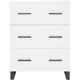  Visoka komoda bijela 69,5x34x180 cm konstruirano drvo | shoptok.hr