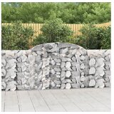  Lučne gabionske košare 3 kom 300x30x100/120cm pocinčano željezo | shoptok.hr