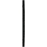  Zidno uzglavlje crni 106 x 3 x 63 cm od masivne borovine | shoptok.hr