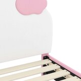  Otroški posteljni okvir z vznožjem Roza 80 x 200 cm PU, (5000104724) | Shoptok.si