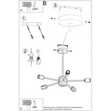  Lestenec LANGO 5 črn, (21348305) | Shoptok.si