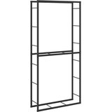  Stalak za drva crni 100x30x209 cm čelik | shoptok.hr