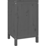  Kutija za rublje siva 44 x 44 x 76 cm od masivne borovine | shoptok.hr