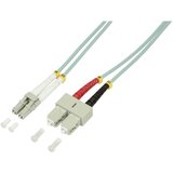 Logilink FP3LS10 steklena vlakna optična vlakna priključni kabel [1x LC-vtič - 1x moški konektor sc] 50/125 µ Multimode OM3 10.00 m, (20435264) | Shoptok.si