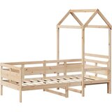  Dnevni krevet s krovom bez madraca 80 x 200 cm masivno drvo | shoptok.hr