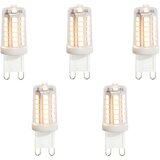 LUEDD Komplet 5 G9 LED žarnic prozornih 3,5 W 480 lm 3000K Cene