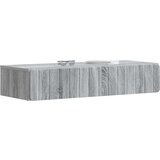 Stolna montirana na zid Siva sonoma 87,5 x 34,5 x 17 cm | shoptok.hr