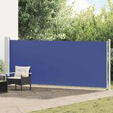  Uvlačiva bočna tenda za terasu 600 x 160 cm plava | shoptok.hr