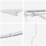  Okvir tende S LED lampica Bijelo 450 × 350 cm Aluminij | shoptok.hr