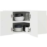 vidaXL Stenska kuhinjska omarica Bela 57 x 57 x 40 cm Konstruiran les | Shoptok.si