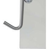 Hranilica za zečeve Srebrno 12,5 x 12,5 x 25 cm Cinkani čelik | Eponuda.com