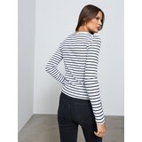 Sinsay Pamučna rebrasta majica dugih rukava | shoptok.hr
