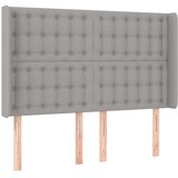  Krevet box spring s madracem LED svjetlosivi 140x200 cm tkanina | shoptok.hr