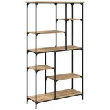  Knjižna polica Umetni hrast 99 x 35,5 x 176 cm Konstruiran les, (5000201004) | Shoptok.si