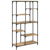  Polica Umjetnički hrast 99 x 35 5 x 176 cm Konstruirano drvo | shoptok.hr