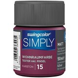 SWINGCOLOR NOTRANJA DISPERZIJSKA BARVA SIMPLY ŠT.15 (50 ml, rdeča) Cene