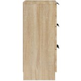  Komode 2 kosa sonoma hrast 30x30x70 cm konstruiran les, (20654010) | Shoptok.si