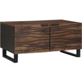 vidaXL kavna miza 80x50x40 cm iz trdnega lesa in vezane plošče | Shoptok.si
