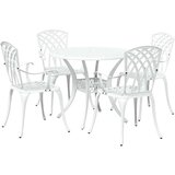  Vrtni set za objed 5 pcs Bijelo Aluminij | shoptok.hr