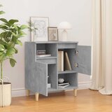  Komoda siva boja betona 60x35x70 cm od konstruiranog drva Slike