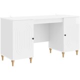  Stol Sjajno bijelo 142,5 x 50 x 75 cm Konstruirano drvo | shoptok.hr