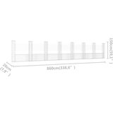 vidaXL gabion košara u-oblike z 8 stebri železo 860x20x150 cm | Shoptok.si