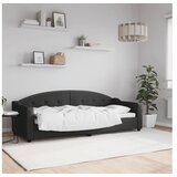 vidaXL Dnevni krevet crni 80 x 200 cm od tkanine Cijene