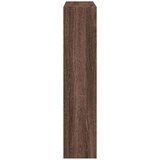 vidaXL Okvir za kamin rjavi hrast 81x18x82 cm inženirski les | Shoptok.si