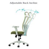 Hanah home Set 2 kancelarijske stolice Lumbar 126 Green | ePonuda.com