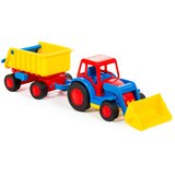 Polisei Traktor za decu sa lopatom i prikolicom Basics Polesie | Eponuda.com