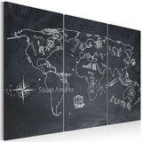  Slika - Travel broadens the mind - triptych 60x40 Cijene