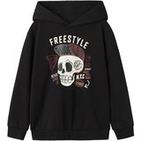 name it Sweater majica 'NKMTUDUKE' tamno smeđa / siva / crna / bijela | shoptok.hr