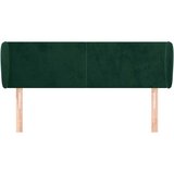  Uzglavlje s ušima tamnozeleno 147x23x78/88 cm baršunasto | Eponuda.ba
