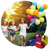  Helijev cilindar 0,20 m3 + 30 komada šarenih balona + 40 m trake | shoptok.hr