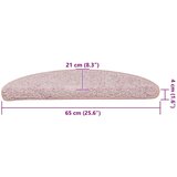 vidaXL Podloge za stopnice 30 kosov svetlo roza 65x21x4 cm | Shoptok.si