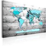  Slika - World Map: Blue World 60x40 | shoptok.hr