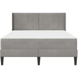  Okvir kreveta s madracem 2 pcs Svijetlo siva Baršun - Svjetlosiva 140 x 190 cm | shoptok.hr