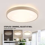  Brilagi - LED prigušiva svetiljka GLASS POOL DOUBLE LED/60W/230V 50 cm bež + daljinski upravljač | Eponuda.com