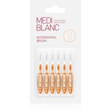 MEDIBLANC Interdental Pick-brush medzobna ščetka 6 ks 0,7 mm Yellow 6 kos Cene
